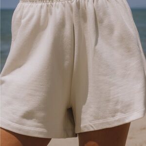 Daily Drills Cream Athletic Shorts